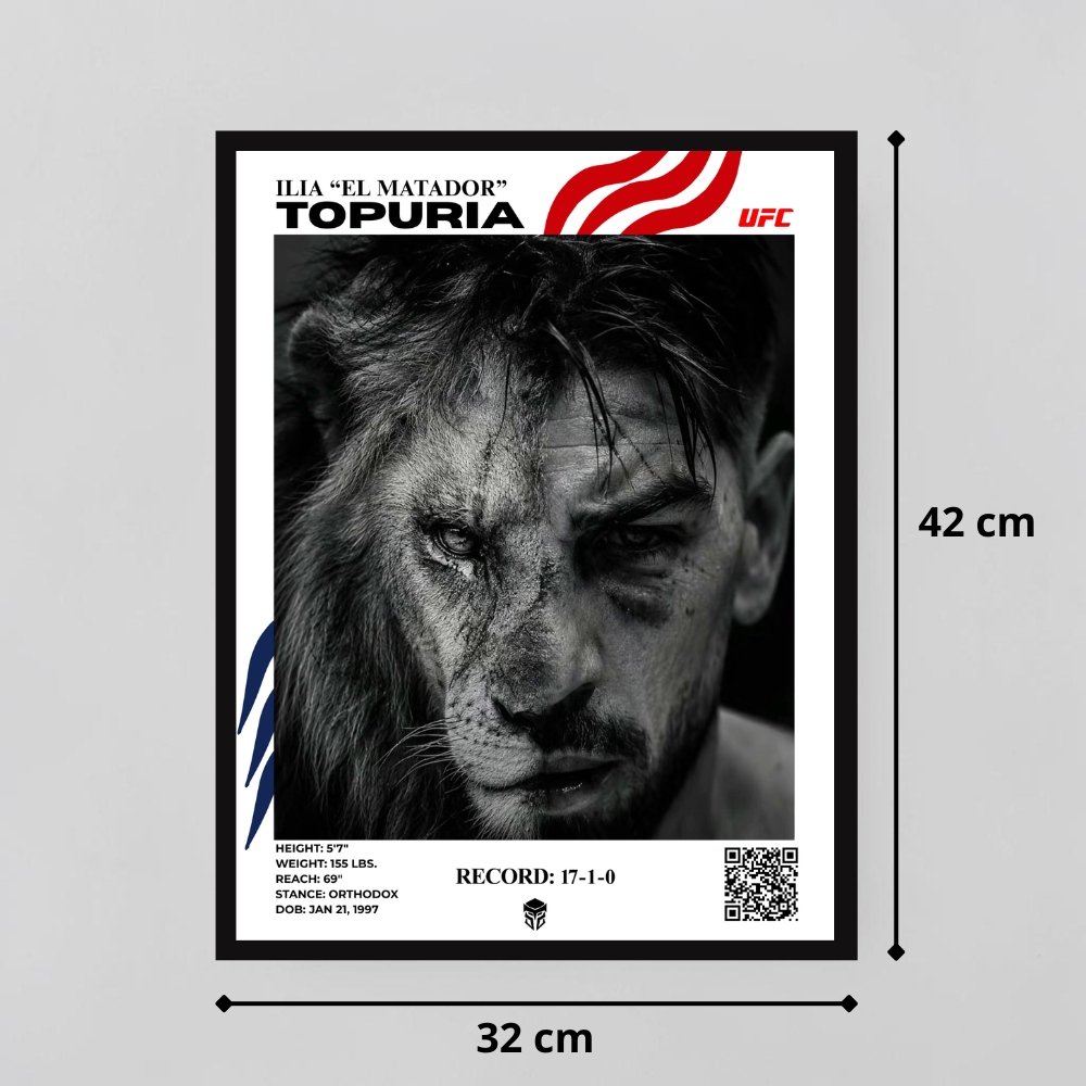 EDICION LIMITADA ILIA "EL MATADOR" TOPURIA - UFC 32X42