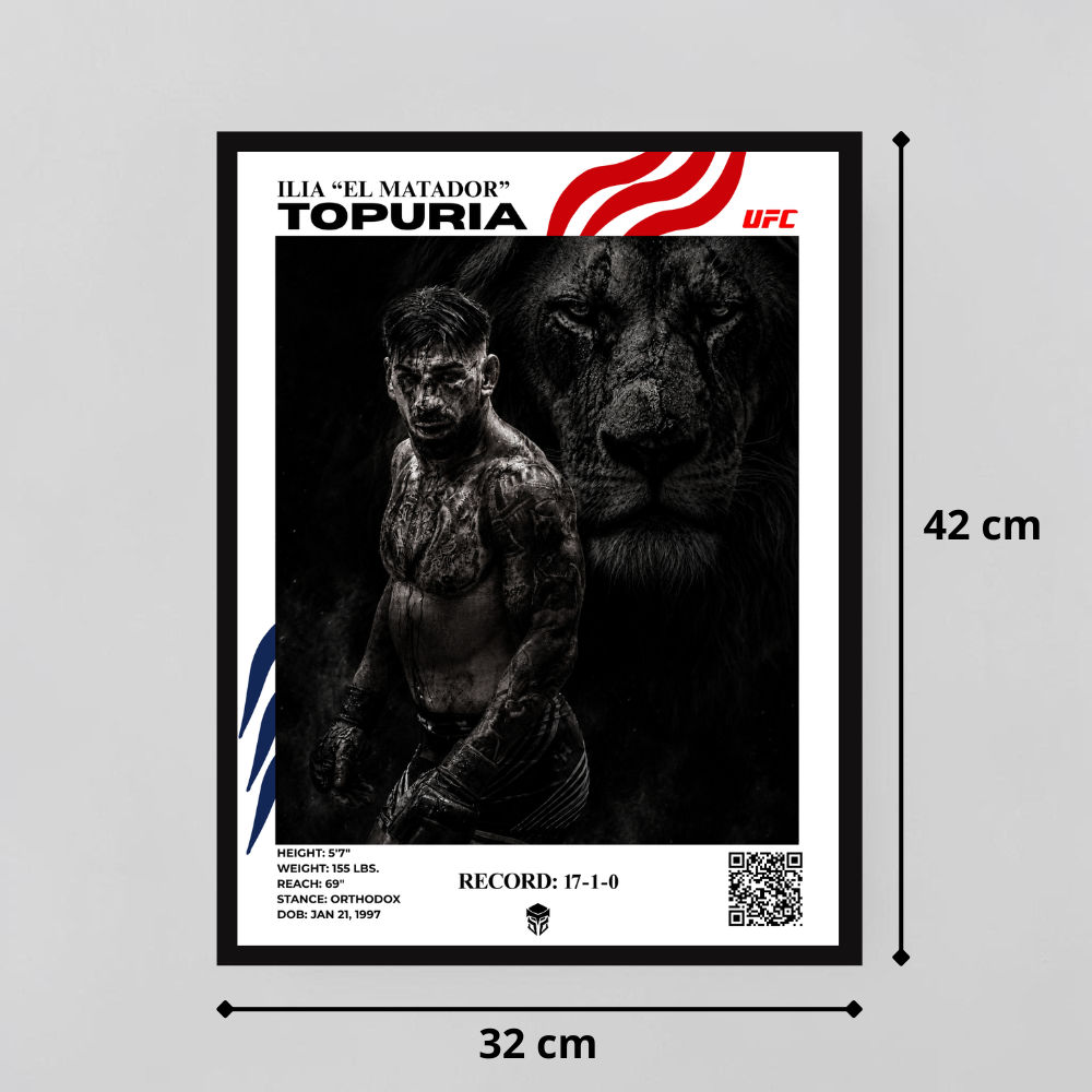 EDICION LIMITADA ILIA "EL MATADOR" TOPURIA 2 - UFC 32X42