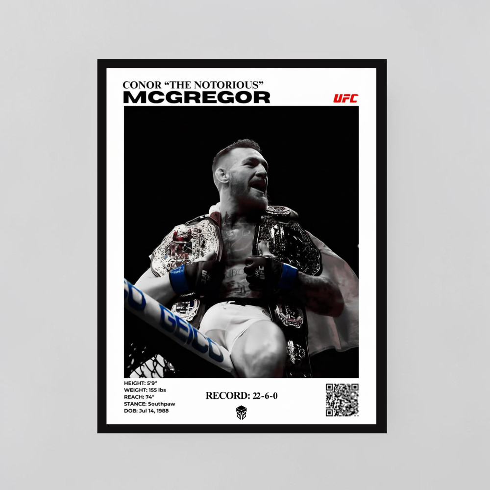 CONOR MCGREGOR "THE NOTORIOUS" - UFC 32X42