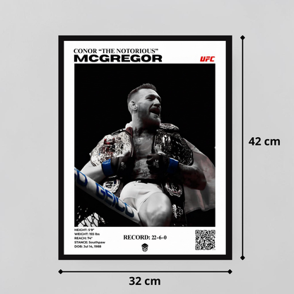 CONOR MCGREGOR "THE NOTORIOUS" - UFC 32X42