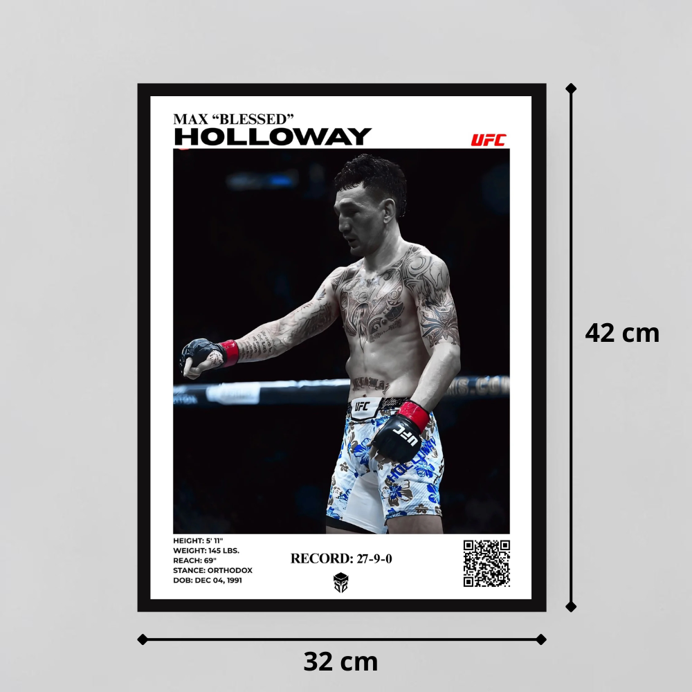 MAX HOLLOWAY "BLESSED" - UFC 32X42