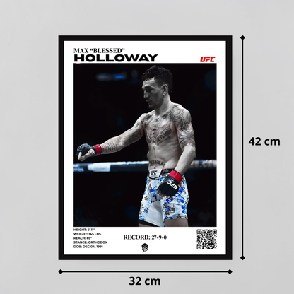 MAX HOLLOWAY "BLESSED" - UFC 32X42