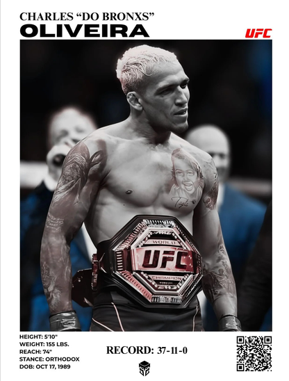 CHARLES OLIVEIRA "DO BRONX" - UFC 32X42