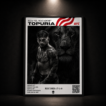 EDICION LIMITADA ILIA "EL MATADOR" TOPURIA 2 - UFC 32X42