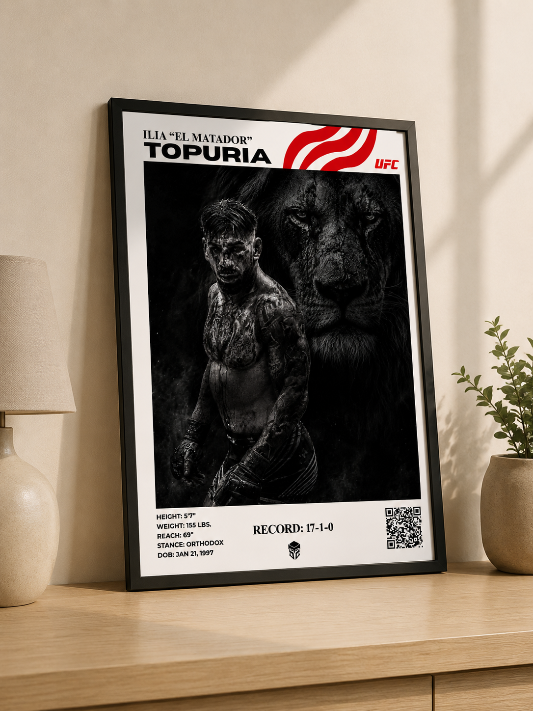 EDICION LIMITADA ILIA "EL MATADOR" TOPURIA 2 - UFC 32X42