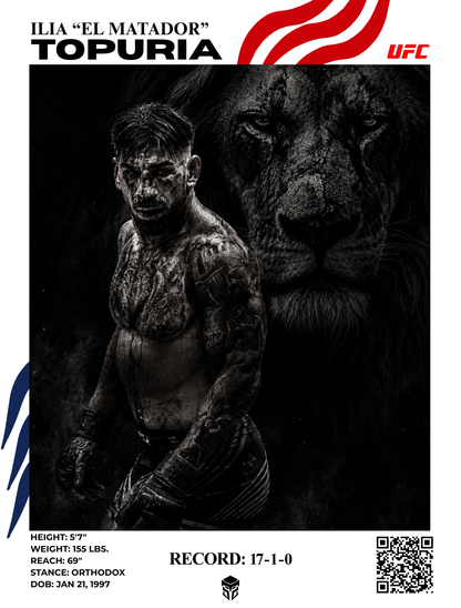 EDICION LIMITADA ILIA "EL MATADOR" TOPURIA 2 - UFC 32X42