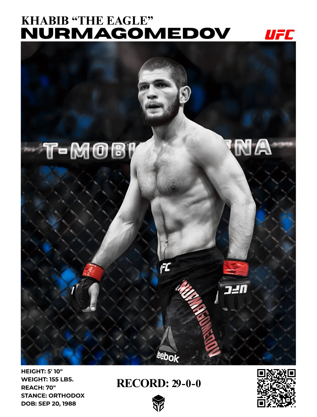 KHABIB NURMAGOMEDOV "THE EAGLE" - UFC 32X42