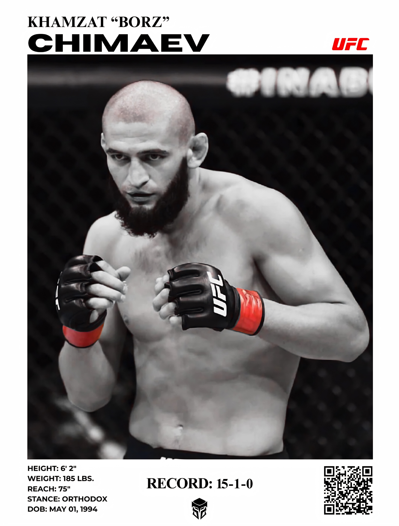 KHAMZAT CHIMAEV "BORZ" - UFC 32X42