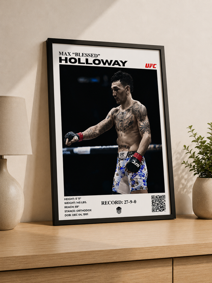 MAX HOLLOWAY "BLESSED" - UFC 32X42