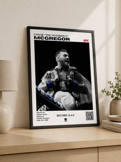 CONOR MCGREGOR "THE NOTORIOUS" - UFC 32X42