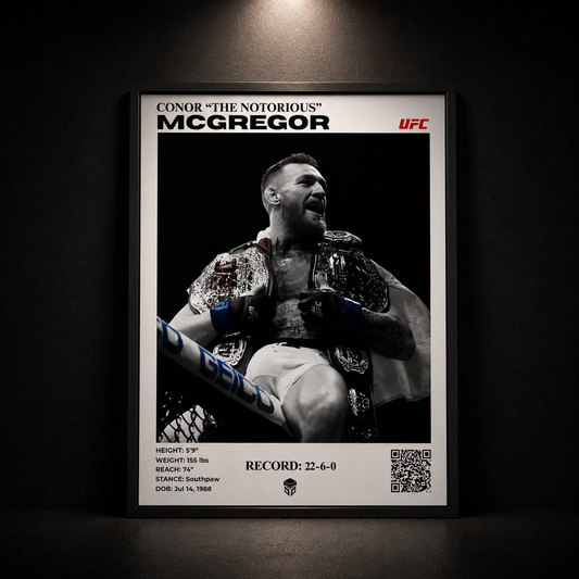 CONOR MCGREGOR "THE NOTORIOUS" - UFC 32X42
