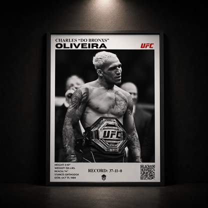 CHARLES OLIVEIRA "DO BRONX" - UFC 32X42
